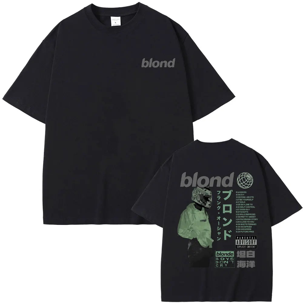 Oversized Blond Frank Ocean Reverse Style T-Shirt