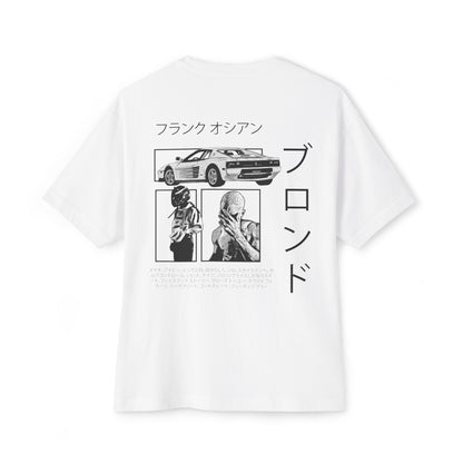 Frank Ocean Blond Camisa Oversize Black and White